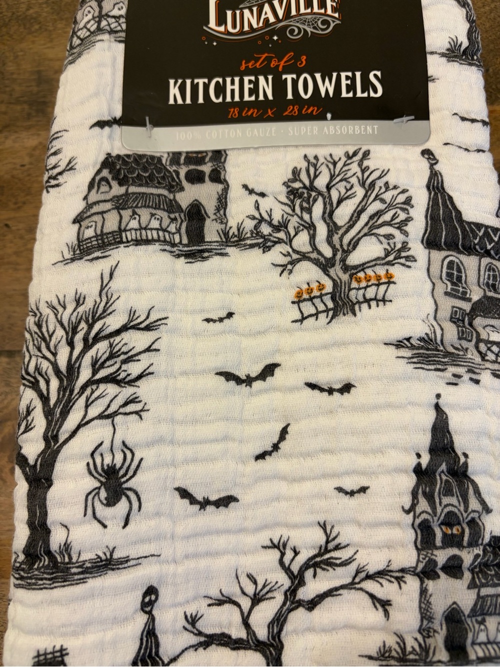 Halloween Towels Haunted Forest Summerween Haunted House Viral - Picture 4 of 7